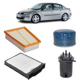 Mais Renault Megane 2 4lü Filtre Bakım Seti 1.5 Dci 2002-2005 KİT2093B