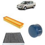 Mais Renault Symbol 3Lü Karbon Filtre Bakım Seti 1.5 Dci 2001-2007 KİT1232E