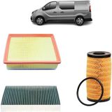 Mais Renault Trafic 3lü Karbon Filtre Bakım Seti 2.0 Dci 2019 Sonrası Kit1209e