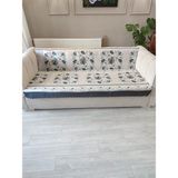 Maison Aura Koltuk Örtüsü Süngerli Wellsoft Desenli Kaymaz Tabanlı Modern Tasarım - 170 x 210 cm - Siyah