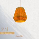 Maison Avf Rafya Rustik Hasır Mekan Avize Sarkıt Aydınlatma Tasarımı - Bej