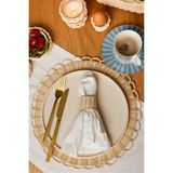 Maison Avf Rattan 2'li Peçete Halkası 6 cm - Bej