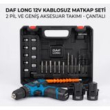 Maison Luré 12V Çift Akülü Hızlı Şarjlı Matkap ve Vidalama Seti Akülü Vidalama - Seçenek 1