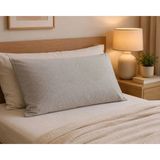 Maison Luré 2'li %100 Pamuk Penye Fermuarlı Yastık Kılıfı 50*70 - Siyah