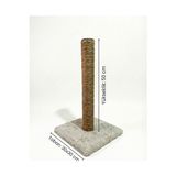 Maison Luré 50 cm Dayanıklı Sisal Halatlı Kedi Tırmalama Tahtası - Kaymaz Tabanlı Kedi Tırmalaması