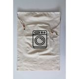 Maison Luré 50X70CM Çamaşır Torbası, Baskılı ve Çok Amaçlı Kirli Torbası - Seçenek 1 - Siyah