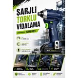 Maison Luré Akülü Vidalama 16.8V 2AH Şarjlı Vidalama 280 Nm
