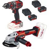 Maison Luré Akülü Vidalama 18/50 Li-I Vidalama Matkap 125MM Avuç Taşlama 2X4.0AH Kömürsüz Set