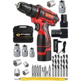 Maison Luré Akülü Vidalama Japon Technology 58V10AH Metal Şanzuman Şarjlı Çift Akülü Matkap 27PRÇ