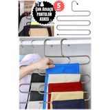 Maison Luré Askılık 5 Adet Pantolon Askısı Çok Amaçlı Tasarım Çok Fonksiyonlu