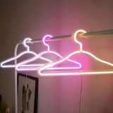 Maison Luré Askılık Renkli Neon Işıklı Elbise Askısı Gece Partisi Düğün Dekorasyon
