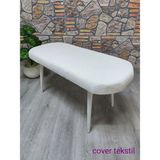Maison Luré Bench Puf Kılıfı 100X40 Yan Kalınlığı 10 cm Puf & Bench - Seçenek 1 - Siyah