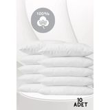 Maison Luré Beyaz Fermuarlı Iç Astar Yastık Kılıfı 50X70 cm 10 Adet - Siyah
