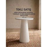Maison Luré Beyaz Mantar Sehpa Yükseklik 53 cm Orta Sehpa - Seçenek 1