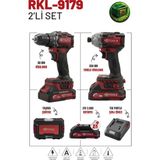 Maison Luré Bordo 2'li Set(Şarjlı Torklu Vidalama-Şarjlı Matkap) Akülü Vidalama - Seçenek 1