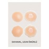 Maison Luré Çiçek Desenli Silikon Göğüs Ucu Kapatıcı ile Estetik ve Gizlilik Göğüs Pedi ve Koruyucu