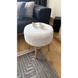 Maison Luré Çok Amaçlı Dekoratif Puf Kedi Yatağı Makyaj Masası Pufu Oturma Odası Pufu Puf & Bench - Seçenek 1 - Siyah
