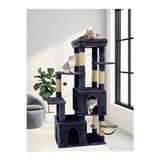Maison Luré Çok Katlı Teraslı Kedi Oyun Evi ile Eğlenceli Aktiviteler Kedi Tırmalaması