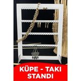 Maison Luré Dekoratif Küpe ve Takı Standı, Şık ve Pratik Saklama Makyaj & Takı Organizeri