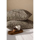 Maison Luré Desenli Pamuklu Ranforce Kumaş Fermuarlı Yastık Kılıfı 2 Adet 50X70 cm - Siyah