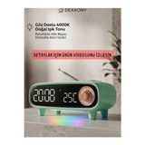Maison Luré Dijital Çok Fonksiyonlu Masa Saati ve Termometreli Radyo Nostaljik Radyo
