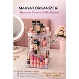 Maison Luré Dönebilen Şeffaf Akrilik Makyaj ve Takı Organizeri Makyaj & Takı Organizeri