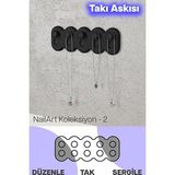 Maison Luré Duvar Tipi Takı Askısı ile Kolye ve Nail Art Düzeni Makyaj & Takı Organizeri