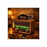 Maison Luré Fenerli Bluetooth Radyo, Nostaljik Tasarım ve Çoklu Bağlantı Seçenekleri Nostaljik Radyo