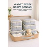Maison Luré Geniş Kapasiteli Doğum ve Hastane Çıkış Çantası Seti Bebek Bakım Çantası