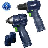 Maison Luré Gravon 16V-20V Şarjlı Matkap ve Torklu Vidalama 2'li Set Akülü Vidalama - Seçenek 1