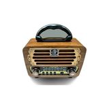 Maison Luré Güneş Enerjili Çok Fonksiyonlu Bluetooth ve USB Radyo Müzik Kutusu Nostaljik Radyo