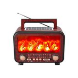 Maison Luré Güneş Panelli Şömine Tasarımlı Nostaljik Radyo ile Sıcak Atmosfer