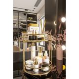 Maison Luré Iki Katlı Gold Renkli Çok Amaçlı Takı ve Kozmetik Organizeri Makyaj & Takı Organizeri