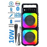 Maison Luré Işıklı Bluetooth Parti Hoparlörü, Karaoke ve Mikrofon Hediyesiyle Bluetooth Hoparlör