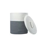 Maison Luré Kapaklı Çok Amaçlı Depolama Sepeti, 30X30 Cm, Düzenleyici ve Organizatör Çamaşır Sepeti - 30 x 30 cm