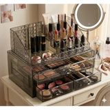 Maison Luré Makyaj & Takı Organizeri 16 Bölmeli Akrilik Çekmeceli Transparan Kozmetik Organizer