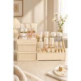 Maison Luré Makyaj & Takı Organizeri Grande Krem Renkli Çekmeceli Makyaj ve Kozmetik Organizer Xl