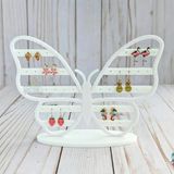 Maison Luré Makyaj & Takı Organizeri Kelebek Tasarımlı Takı Organizeri, Küpe ve Takı Sergileme Askısı 19X17 cm