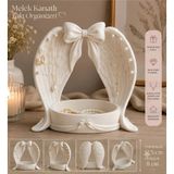 Maison Luré Makyaj & Takı Organizeri Şık 3D Kanatlı Takı Organizer, Masa Üstü Dekorasyon ve Hediye Seçeneği