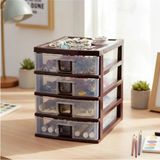 Maison Luré Makyaj & Takı Organizeri Şık ve Kullanışlı Mini 4 Çekmeceli Organizer, Hızlı ve Kolay Kullanım