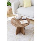 Maison Luré Mantar Orta Sehpa Iskandinav Stili Yuvarlak 58 cm - Seçenek 1