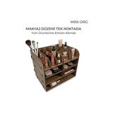 Maison Luré Masa Üstü Kozmetik Düzenleyici ile Temiz ve Pratik Saklama Makyaj & Takı Organizeri