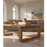 Maison Luré Masif Ağaç Orta Sehpa 120 x 80 - Seçenek 1