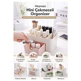 Maison Luré Mini Çekmeceli Aksesuar Düzenleyici, Kompakt ve Pratik Saklama Çözümü Makyaj & Takı Organizeri