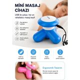 Maison Luré Mini Titreşimli USB Şarjlı El Masaj Aleti, Rahatlatıcı ve Kullanışlı Masaj Cihazı - Seçenek 1