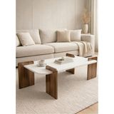 Maison Luré Modern Ahşap Dekoratif Orta Sehpa Tasarım - Seçenek 1