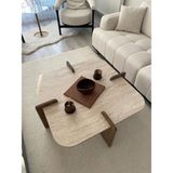 Maison Luré Modern Mermer Desen Orta Sehpa - Seçenek 1