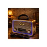 Maison Luré Nostaljik Görünümlü Bluetooth Radyo, Mp3 Çalar ve Müzik Kutusu Özelliği Nostaljik Radyo