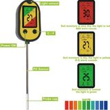 Maison Luré Ölçüm Cihazı 5 In 1 Toprak Ph Metre Nem Işık Sıcaklık Ölçer 39CM