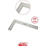Maison Luré Ölçüm Cihazı Alüminyum Marangoz Gönye 500 mm Ölçüm Hizalama Aleti